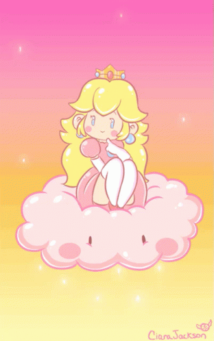 Princess Peach Super Mario GIF - Princess Peach Super Mario Cute GIFs