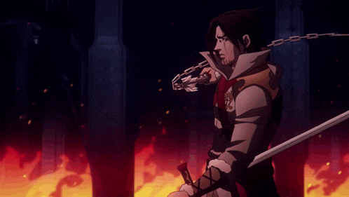 a couple of anime characters with ice coming out of their heads