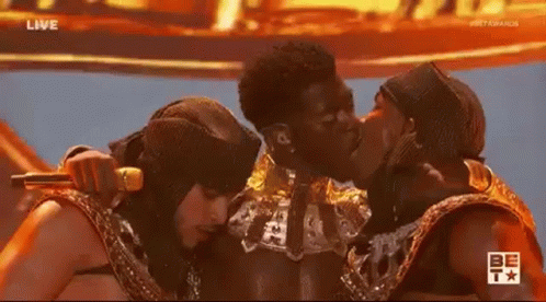 Lil Nas X Lil Nas X Kissing GIF - Lil Nas X Lil Nas X Kissing Gay GIFs
