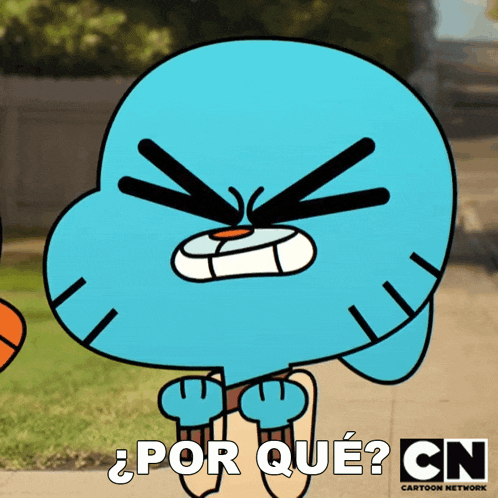gumball from the amazing world of gumball is shown with a cartoon network logo