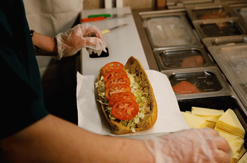 Subway Sandwich Making GIF