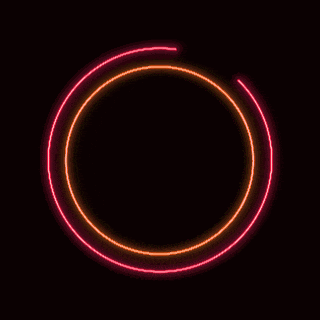 a woman 's face is in a neon circle with the words welcome behind her