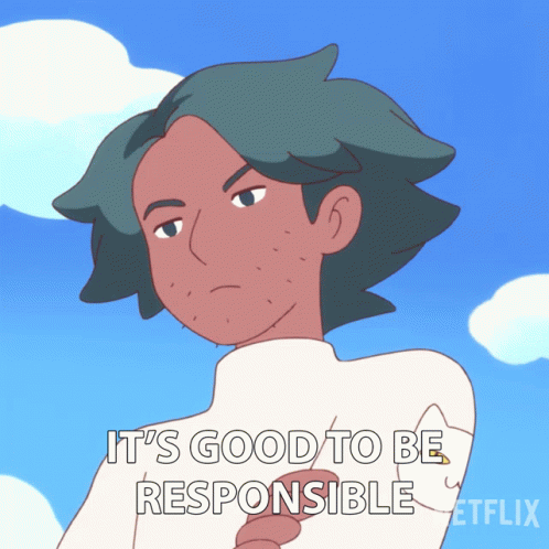 Its Good To Be Responsible Wesley GIF - Its Good To Be Responsible Wesley Bee And Puppycat GIFs