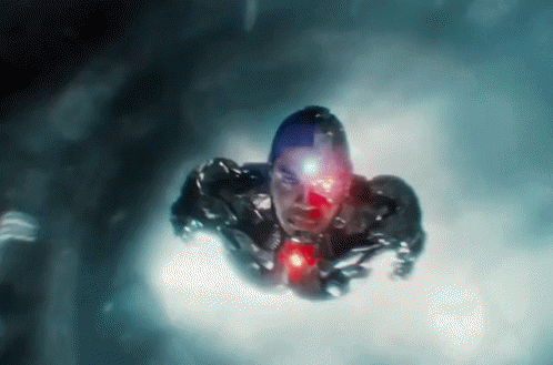 Flying GIF - Justice League Movie Cyborg Victor Stone GIFs