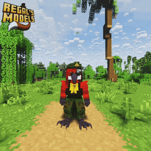 a screenshot of regal 's models in minecraft