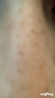 a close up of a person 's face with the word imgplay visible
