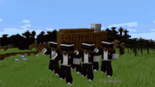 Coffin Dance Meme Minecraft GIF - Coffin Dance Meme Minecraft Minecraft Meme GIFs