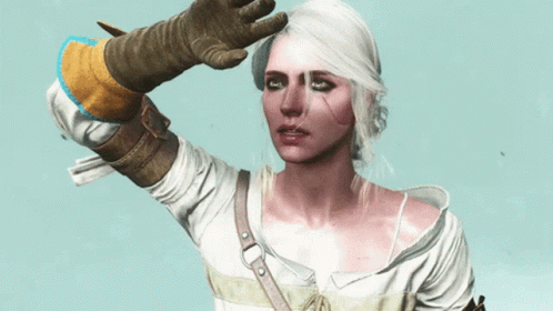 Looking Up Ciri GIF - Looking Up Ciri The Witcher GIFs