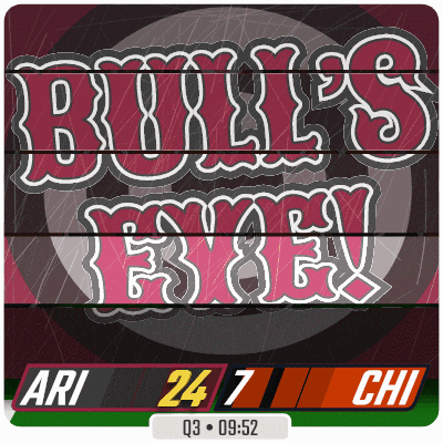 a sign that says ' bulls free ' on it in white letters
