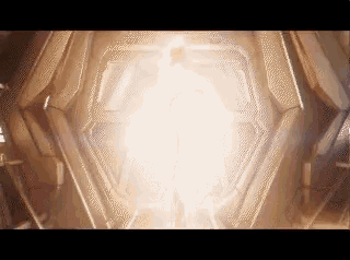 a computer generated image of a light coming out of a hole in the wall