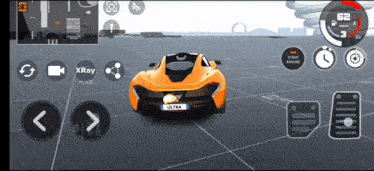 a car that has the word ultra on the back of it