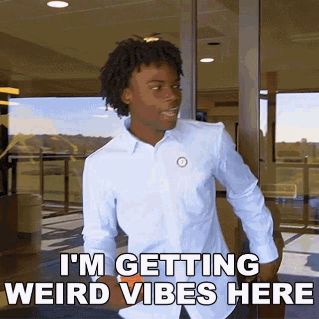Im Getting Weird Vibes Here Kanel Joseph GIF - Im Getting Weird Vibes Here Kanel Joseph This Place Is Weirding Me Out GIFs