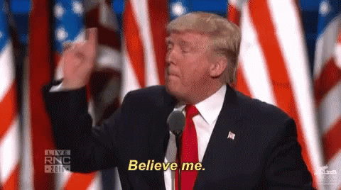 Donald Trump Believe Me GIF - Donald Trump Believe Me Trust Me GIFs