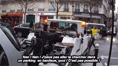 Nan ! Nan ! J'Peux Pas Aller La Chercher Dans Un Parking En Banlieue, Quoi ! C'Est Pas Possible ! GIF - French Vehicle Crazy GIFs