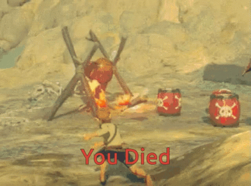 You Died Link GIF - You Died Link Explosion GIFs