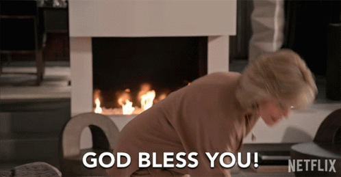 God Bless You Jane Fonda GIF - God Bless You Jane Fonda Grace Hanson GIFs