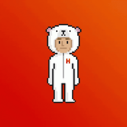 Hirflip Polar Bear GIF - Hirflip Polar Bear Costume GIFs