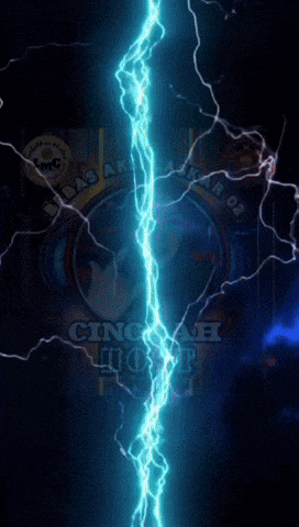 a poster for cincaah host shows a woman with lightning behind her