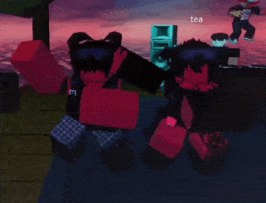 a screenshot of a video game with the word tea on the bottom right