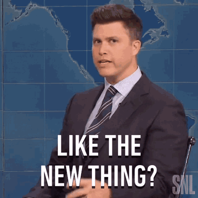 Like The New Thing Saturday Night Live GIF - Like The New Thing Saturday Night Live Weekend Update GIFs