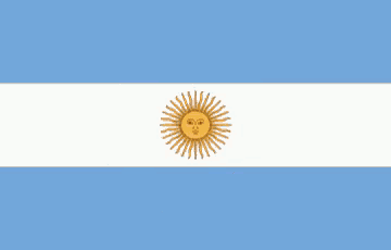 the flag of argentina has a sun with a face in the center