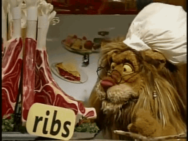 Between The Lions Theo Lion GIF - Between The Lions Theo Lion Ribs GIFs