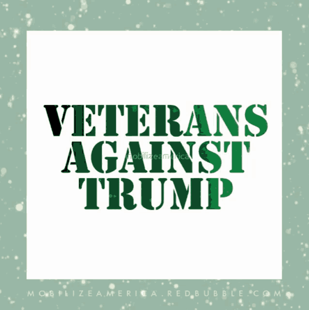 Veterans Veterans Against Trump GIF - Veterans Veteran Veterans Against Trump GIFs