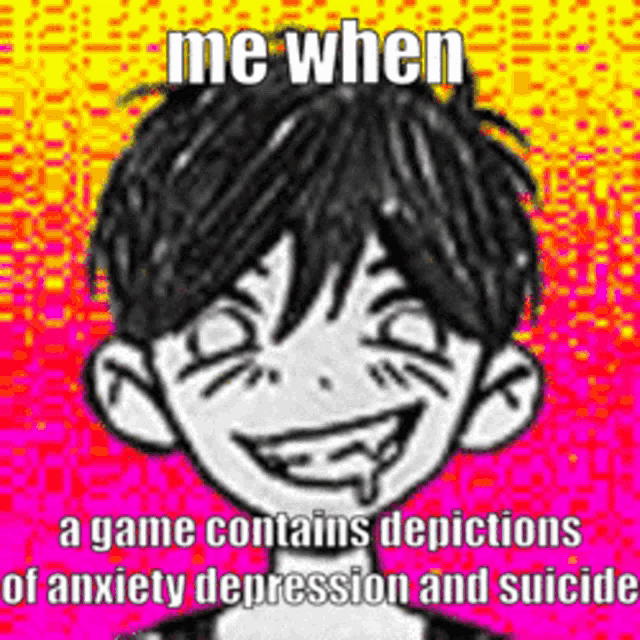 a game contains depictions of anxiety depression and suicide