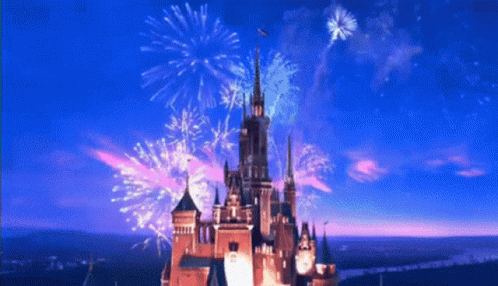 Disney Castle GIF - Disney Castle Fireworks GIFs