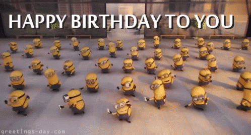 Despicable Me Happy Birthday To You GIF - Despicable Me Happy Birthday To You Minions GIFs