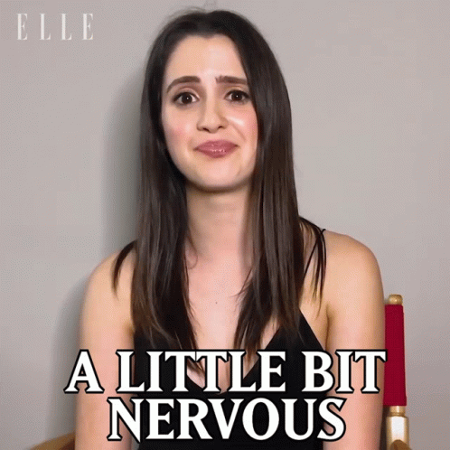 A Little Bit Nervous Laura Marano GIF - A Little Bit Nervous Laura Marano Elle GIFs