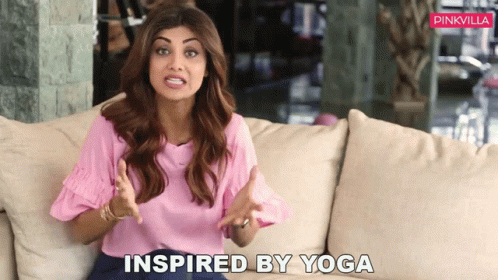 Inspired By Yoga Shilpa Shetty GIF - Inspired By Yoga Shilpa Shetty Pinkvilla GIFs