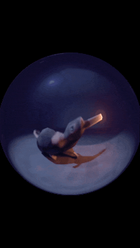 a computer generated image of a sphere with a reflection of the earth