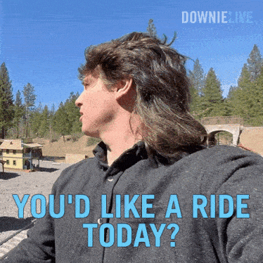 You'D Like A Ride Today Michael Downie GIF - You'D Like A Ride Today Michael Downie Downielive GIFs