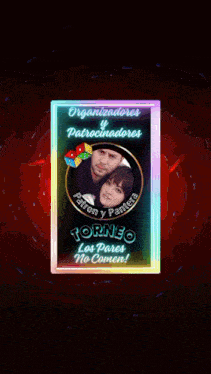 a poster that says torneo los pares no comen on it