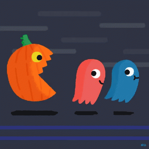 Pumpkin Pac Man GIF - Pumpkin Pac Man Halloween Funny GIFs