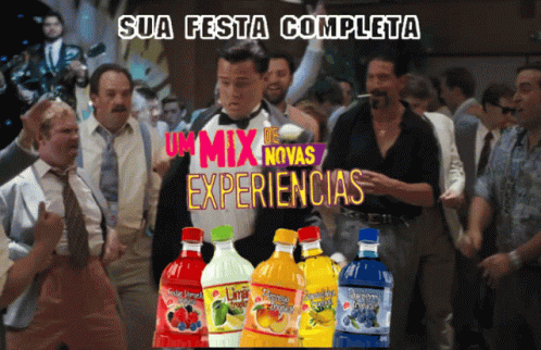 Tropical Bebidas Sua Festa Completa GIF - Tropical Bebidas Sua Festa Completa Leonardo Di Caprio GIFs