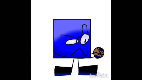 a blurry picture of a blue object on a white surface .