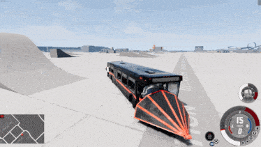 a bus is parked on the side of a road with the word destruction written on it