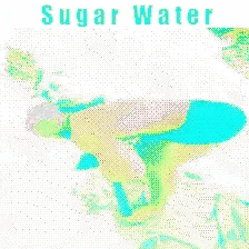 a map of the world with the words sugar water written above it