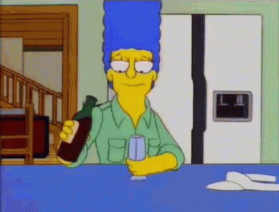 Drinking Wine GIF - Drinking Wine Simpsons GIFs