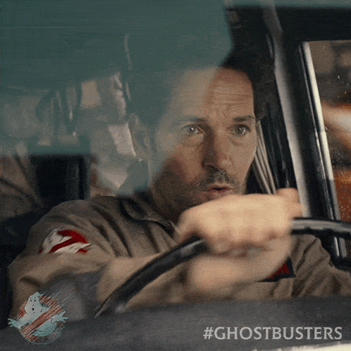 Driving Grooberson GIF - Driving Grooberson Ghostbusters Frozen Empire GIFs