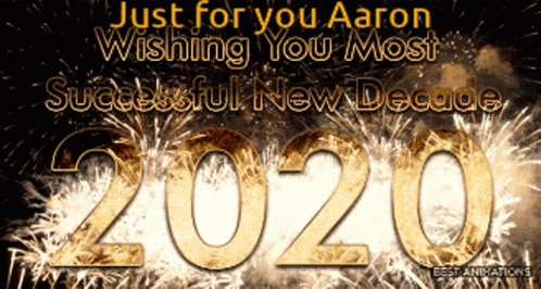 Aaron 2020 GIF - Aaron 2020 New Decade GIFs