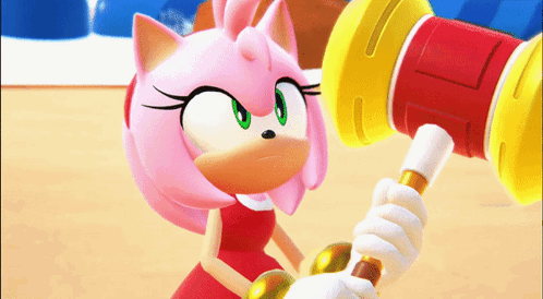Sonic Dream Team Amy Rose GIF - Sonic Dream Team Amy Rose Hands On Hips GIFs