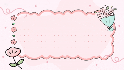 a pink frame with flowers and the word conclusiond