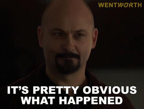 Its Pretty Obvious What Happened Don Kaplan GIF - Its Pretty Obvious What Happened Don Kaplan Wentworth GIFs