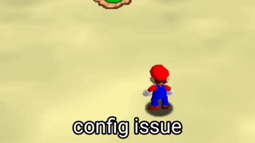 Mario Config GIF - Mario Config Issue GIFs