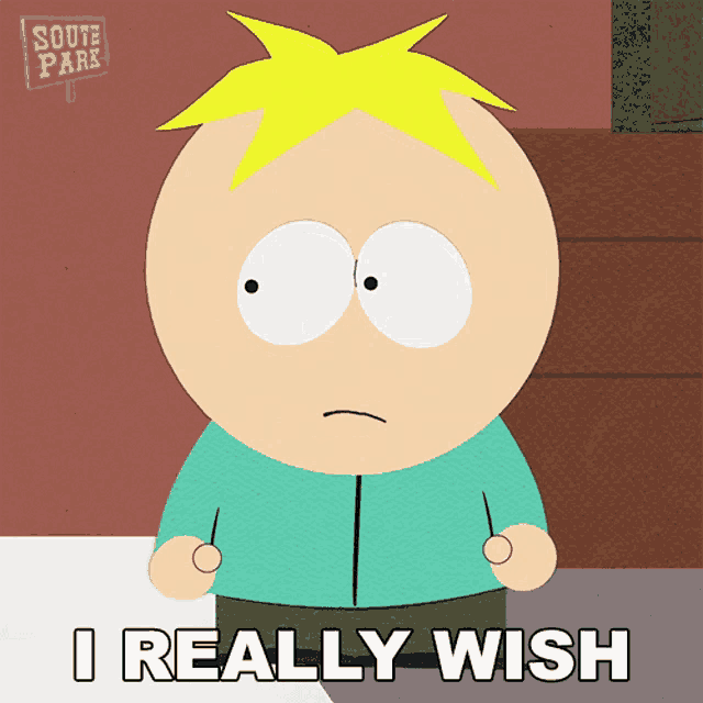 a cartoon character says i really wish