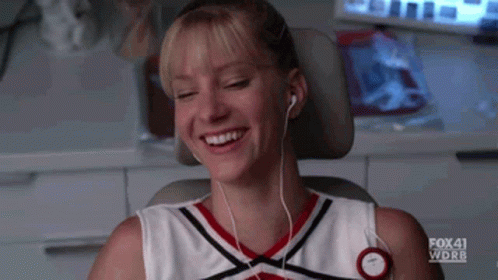Glee Brittana GIF - Glee Brittana Laughing GIFs