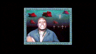 a pixelated image of a man with the words yes bitch today is the motherfuck